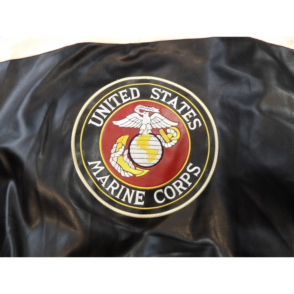 Zorro United States Marine Corps Jacket Mens 3XL Eagle Fleece Lined USA Military - Picture 9 of 11